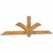 Ekena Millwork Redmond Rough Sawn Timber Gable Bracket, Western Red Cedar, 84"W x 21"H x 2"D x 4"F, 6/12 Pitch GBW084X21X0204RED00RWR - alternate 2